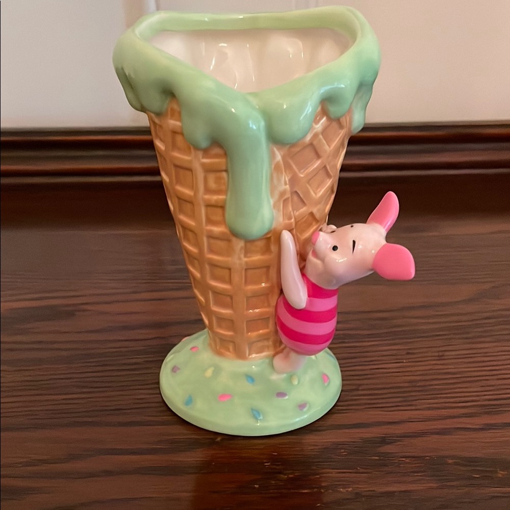 Disney Store Piglet Waffle Cone Ice Cream Cup